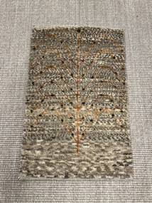 Gabbeh Tappeto 40 x 60 Marrone (Iran) Annodato A Mano