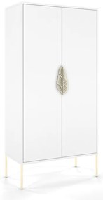 Armadio bianco 80x160 cm Merlin - Skandica