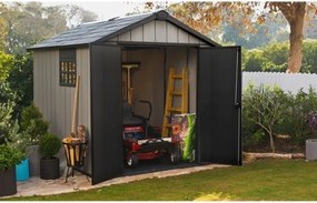 Casetta Da Giardino In Resina 229x287x242H Cm Oakland 759 Grigio Keter