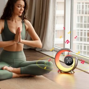 Immax 08981L- Lampada da tavolo dimmerabile LED RGBW PEACOCK 20W USB 5V