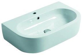 Lavabo sospeso stondato Flo L 70 x H 16.5 x P 42 cm