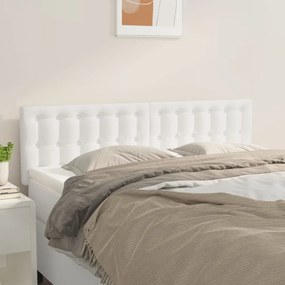 Testiere 2 Pz Bianche 72x5x78/88 Cm İn Similpelle /