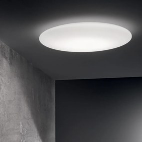 Plafoniera Moderna Level Metallo Bianco Led 37,5W 3000K Luce Calda