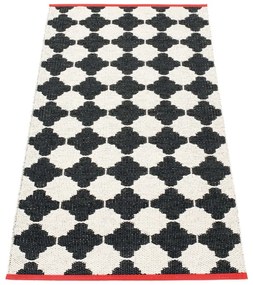 Passatoia da interno/esterno bianca e nera 70x150 cm Marre Black Coral – Pappelina