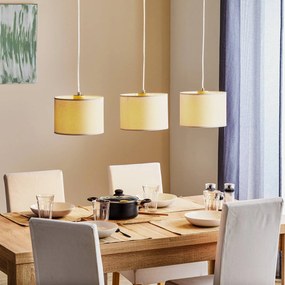 BRITOP Lampada a sospensione Corralee, grigio, 3 luci