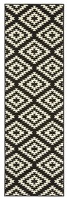 Runner in bianco e nero , 80 x 250 cm Basic Nordic - Hanse Home