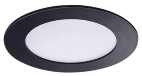 Kanlux 33562 - Faretto LED da incasso per bagno ROUNDA LED/6W/230V IP44 nero