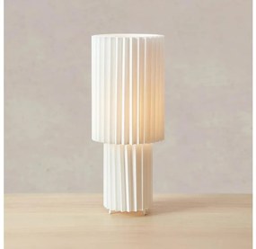 Markslöjd 108897 - Lampada da tavolo CATIS 1xE27/60W/230V 45 cm bianca