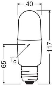 Lampadina LED dimmerabile E27/11W/230V 6500K CRI 90 - Osram