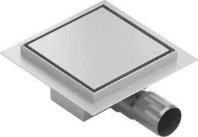 Mexen Flat-Q M13 scarico a pavimento quadrato 25 x 25 cm, inox - 1010025