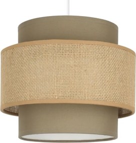 Brilagi - Lampadario a sospensione su cavo RESNA 2xE27/60W/230V Ø 30 cm marrone/beige