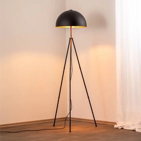 Opviq Lampada da terra Can-NT-113-1, treppiede in metallo nero, altezza 170 cm