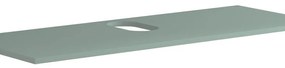 Top per lavabo Niwa L 120 x H 1.8 x P 46 cm laccato opaco verde timo truciolare