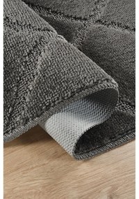 Set di tappetini per il bagno color antracite 2 pz 50x80 cm Cizgili – Foutastic