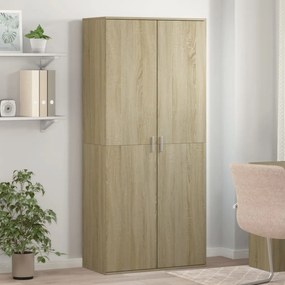 Scarpiera Rovere Sonoma 80x39x178 Cm İn Legno Multistrato /