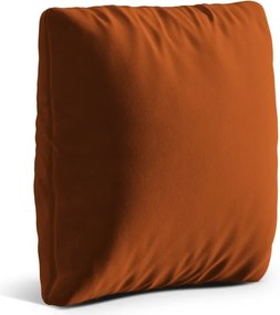 Cuscino per divano color terracotta con rivestimento in velluto Kemi – Cosmopolitan Design
