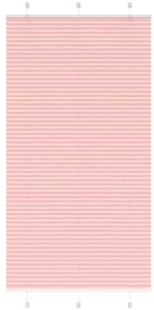 Tenda Plissettata Rosa 105x200 Cm Larghezza Tessuto 104,4 Cm /