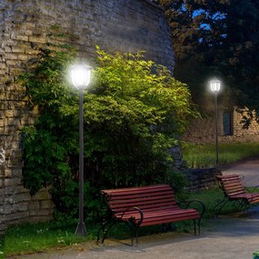 Lampione da Giardino LED a Energia Solare H177 cm  Vincent...