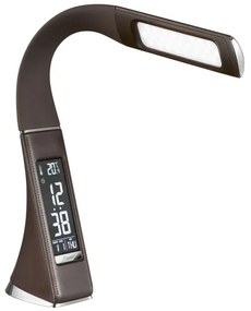 Brilagi - Lampada da tavolo dimmerabile a LED con display PELLE LED/7W/230V marrone