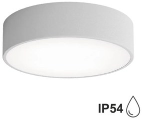 Plafoniera bagno CLEO 2xE27/24W/230V d. 30 cm grigio IP54