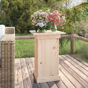 Portafiori 40x40x60 Cm İn Legno Massello Di Pino /
