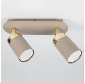 Brilagi - Faretto POKER 2xGU10/25W/230V beige