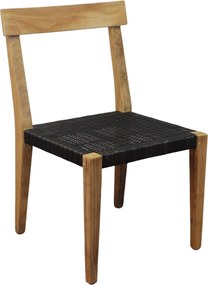 SHINDY - sedia in teak e corda