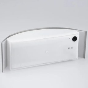 Applique da esterno 1xE27/14W/230V IP44 cromo opaco