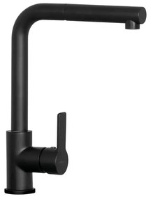 Rubinetto da cucina con doccetta a l Aquatown nero verniciato SCHOCK