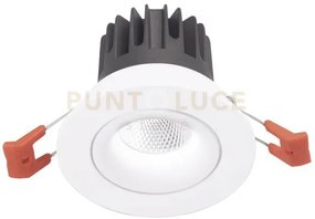 Gfa1041c- faretto da incasso in alluminio diffusore trasparente a l...