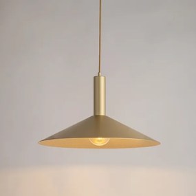 Lampadario a sospensione con filo CAPRI 1xE27/15W/230V diametro 50 cm oro