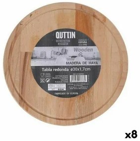 Tagliere per servire Quttin Rotonda Ø 30 x 1,7 cm (8 Unità)