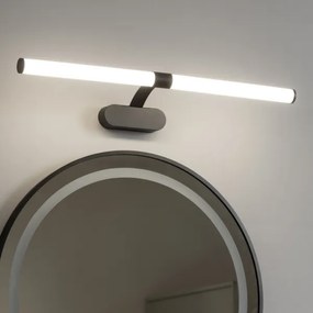 Brilagi - Specchio da bagno con luce LED TUBEO LED/8W/230V 60 cm IP44 Nero