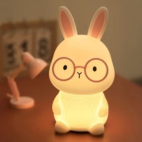 Lampada a LED RGBW Dimmerabile per bambini FLORKA LED/1W/5V USB 1200 mAh rosa