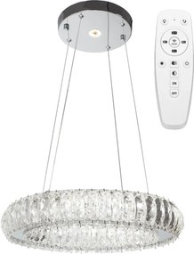 Plafoniera LED in cristallo APP1040-CP + telecomando