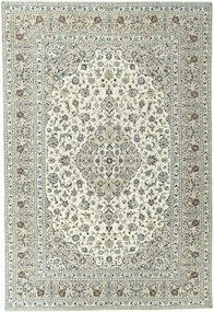 Kashan Tappeto 240x350 Beige (Iran) Annodato A Mano