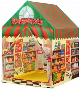 Tenda da gioco con design da supermercato