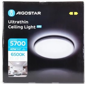 Aigostar - Plafoniera LED da bagno LED/40W/230V 6500K diametro 54 cm IP44
