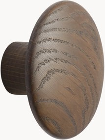 Gancio da parete in legno di quercia Dots, Ø 9 cm