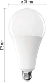 Lampadina LED A95 E27/28W/230V 4000K