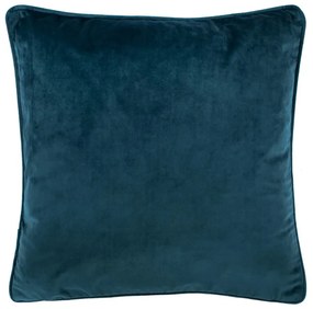 Cuscino vellutato blu scuro, 45 x 45 cm - Tiseco Home Studio