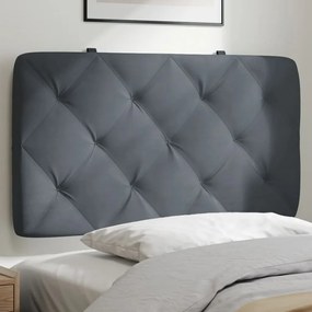 Cuscino Testiera Grigio Scuro 80 Cm İn Velluto /