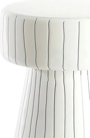 Tavolino rotondo in metallo ø 29 cm Dakwa - Light &amp; Living