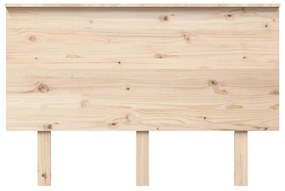 Testiera per letto 124x6x82,5 cm in legno massello di pino