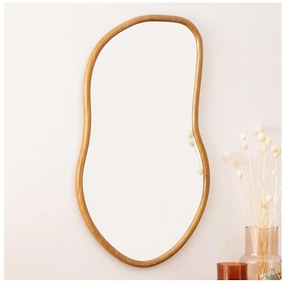 Atmosphera - Specchio da parete LIVIA 75x45 cm paulownia