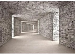 Carta da Parati 3D Tunnel Misterioso Lavabile 150x105
