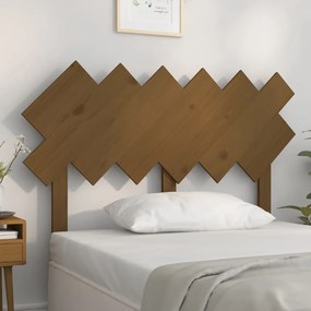 Testiera Per Letto Ambra 122,5x3x80,5 Cm Legno Massello Di Pino /