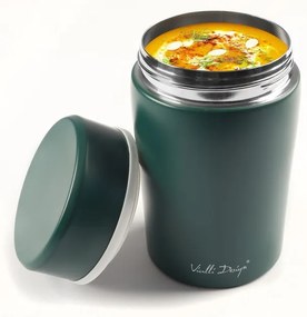 Termos da viaggio verde per il pranzo Fuori, 500 ml - Vialli Design