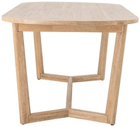 Tavolo da pranzo in legno di cauciù massiccio 100x200 cm Serrone – Bloomingville