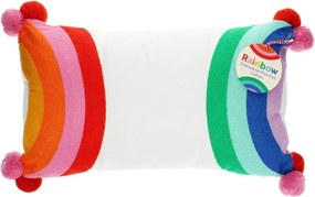 Cuscino per bambini in misto cotone 50x33 cm Rainbow – Rex London